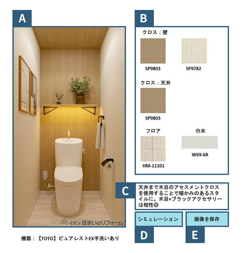 拡大した際のイメージ画像